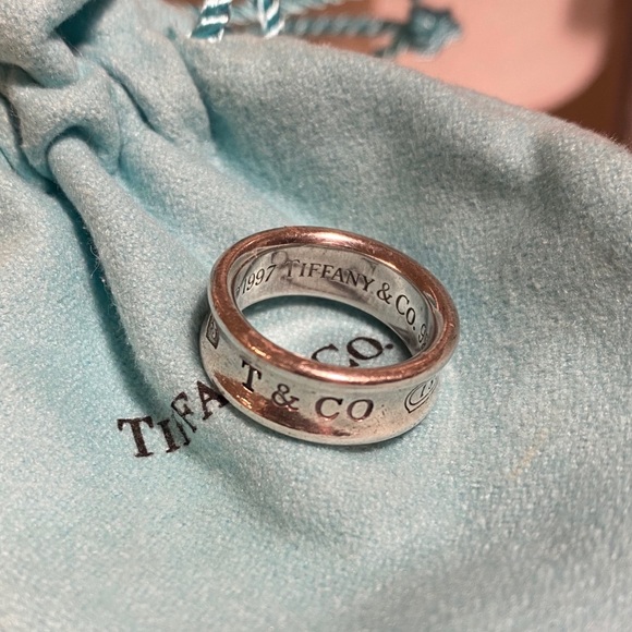 ⚡️SALE⚡️Tiffany & Co. 1837 Sterling Silver Ring - Picture 7 of 9